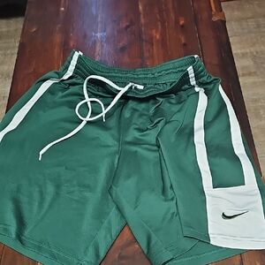 Nike Men's Green Athletic Shorts